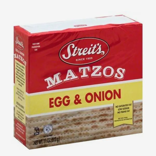 Streit’s Egg and Onion Matzo Box