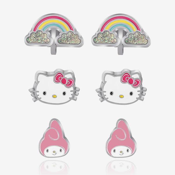 Hello Kitty Clip On Earrings - 3 Pack