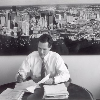 Mitt Romney, head of Bain & Company, Inc pictured on November 10 1993. 