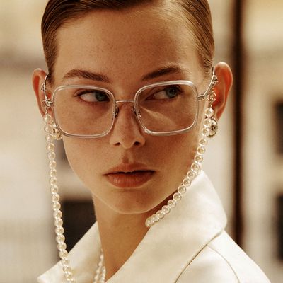 Chanel on sale square glasses