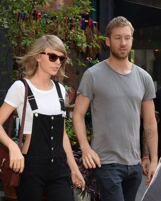 Taylor Swift and Calvin Harris.