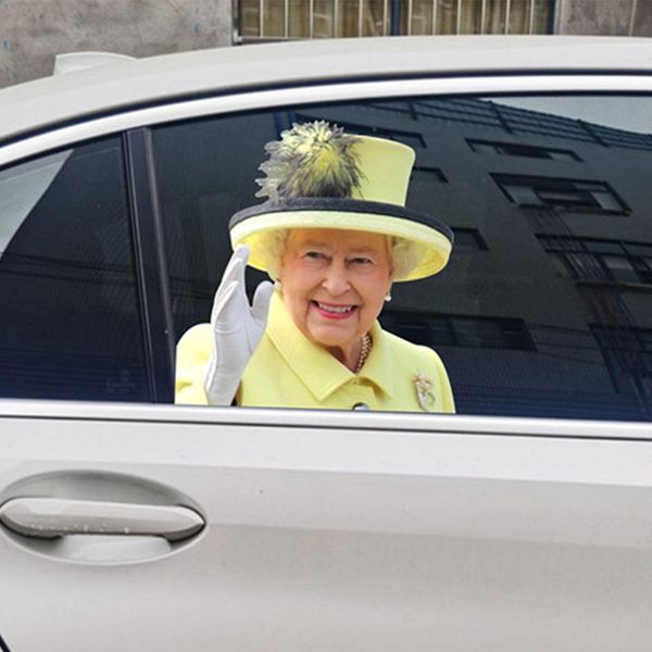 Viugreum Queen Elizabeth Car Decal Sticker