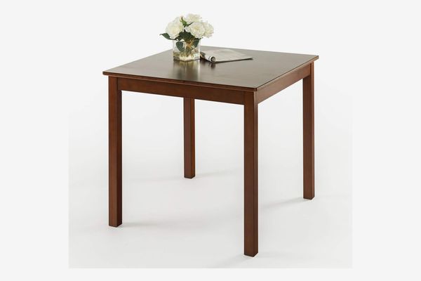 Zinus Nhi Espresso Wood Square Dining Table