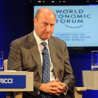 Rich Ricci, Co - Chief Executive officer of Barclays Capital, attends the World Economic Forum - India Economic Summit in Mumbai on November 14, 2011. More than 800 participants from 40 countries are taking part in the annual two-day India Economic Summit, which is making its debut in Mumbai having previously been held in the capital New Delhi. Delegates will focus on how to combine economic growth with essential social development.