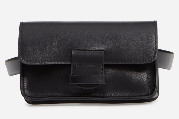 Halogen Faux Leather Belt Bag