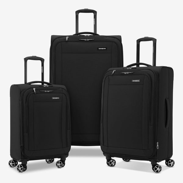 Samsonite Saire LTE Softside Expandable Luggage with Spinners | Black | 3PC
