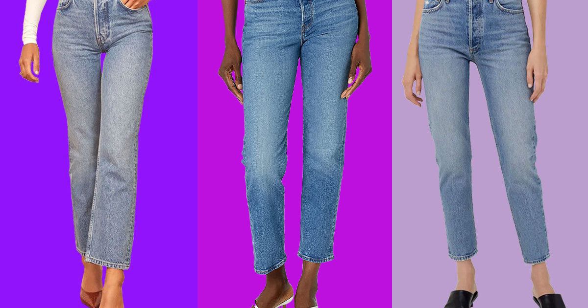 Mom fit jeans Color blue - RESERVED - 1508C-50J-calidas.vn