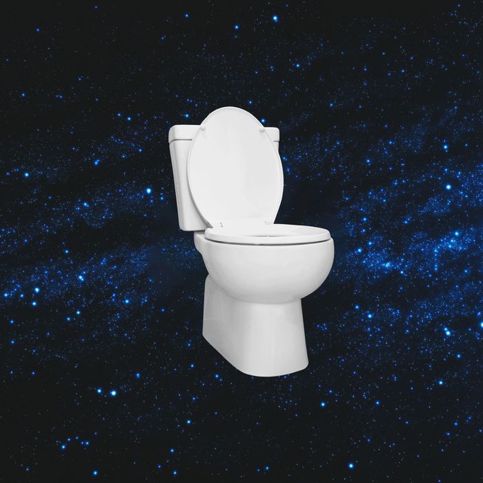 A toilet in space.
