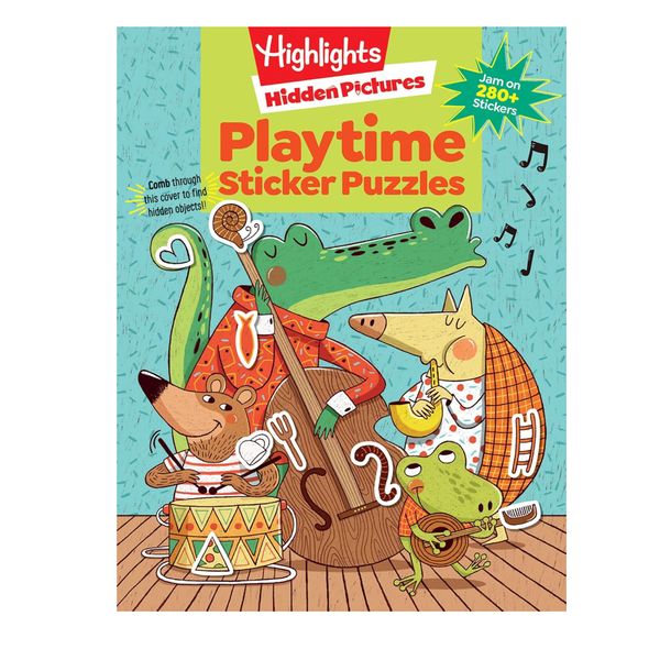 Highlights Playtime Hidden Pictures Sticker Puzzle Book