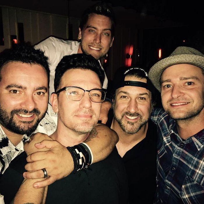 JC Chasez and the rest of ’N Sync.