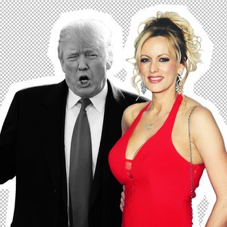 President Donald Trump and adult-film star Stormy Daniels.