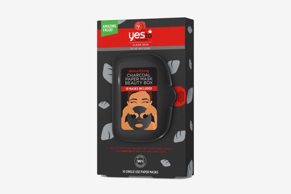 Yes To Tomatoes Detoxifying Charcoal Paper Mask Beauty Box