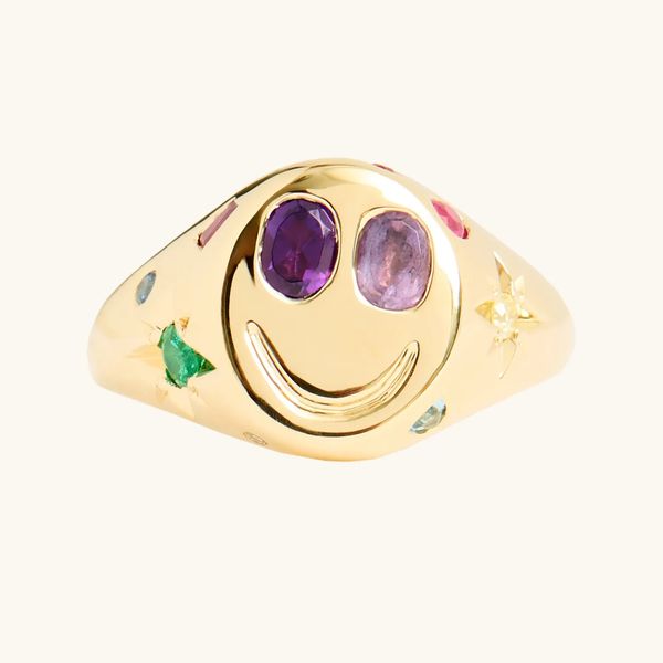 Leo Black Goodie Bag Signet Ring