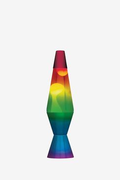 Lava Lamp in Rainbow Aluminum and Glass