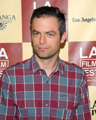 LOS ANGELES, CA - JUNE 18: Actor Justin Kirk arrives at the 'L!fe Happens' World Premiere during the 2011 Los Angeles Film Festival held at the Regal Cinemas L.A. LIVE on June 18, 2011 in Los Angeles, California. (Photo by Angela Weiss/Getty Images)