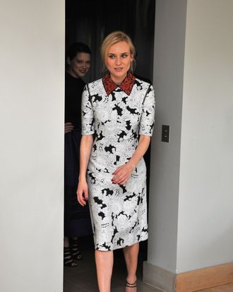 PARIS, FRANCE - MARCH 15: Diane Kruger attends 'Les Adieux A La Reine' Paris Premiere at La Reserve on March 15, 2012 in Paris, France. (Photo by Pascal Le Segretain/Getty Images)