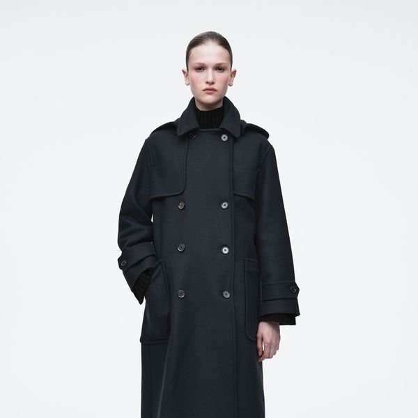 COS Hooded Wool Duffle Coat