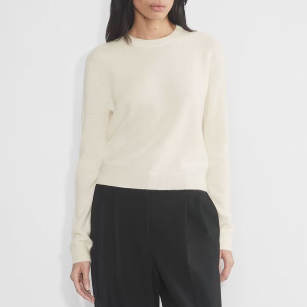 Aritzia Bare Cashmere Crew Sweater