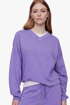 Gap Factory French Terry V-neck Sweatshirt