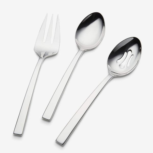 Darware Complete Serving Spoon & Utensil Set (6-Piece Set); Includes Pasta  Server, Fork, Spoon, Slotted Spoon, Ladle, & Cake/Casserole Server