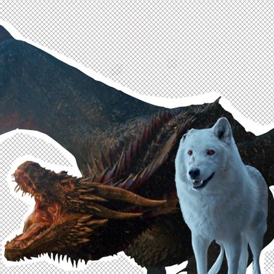 Drogon and Ghost.