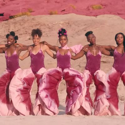 Janelle Monáe in her music video for 