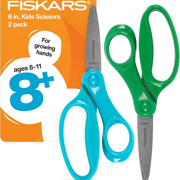 Fiskars Big Kids Scissors, 2-Pack