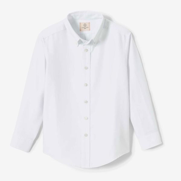 plain white collared shirt