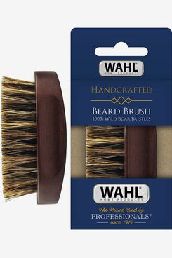 Wahl Small Travel Beard Brush with 100% Boar Bristles