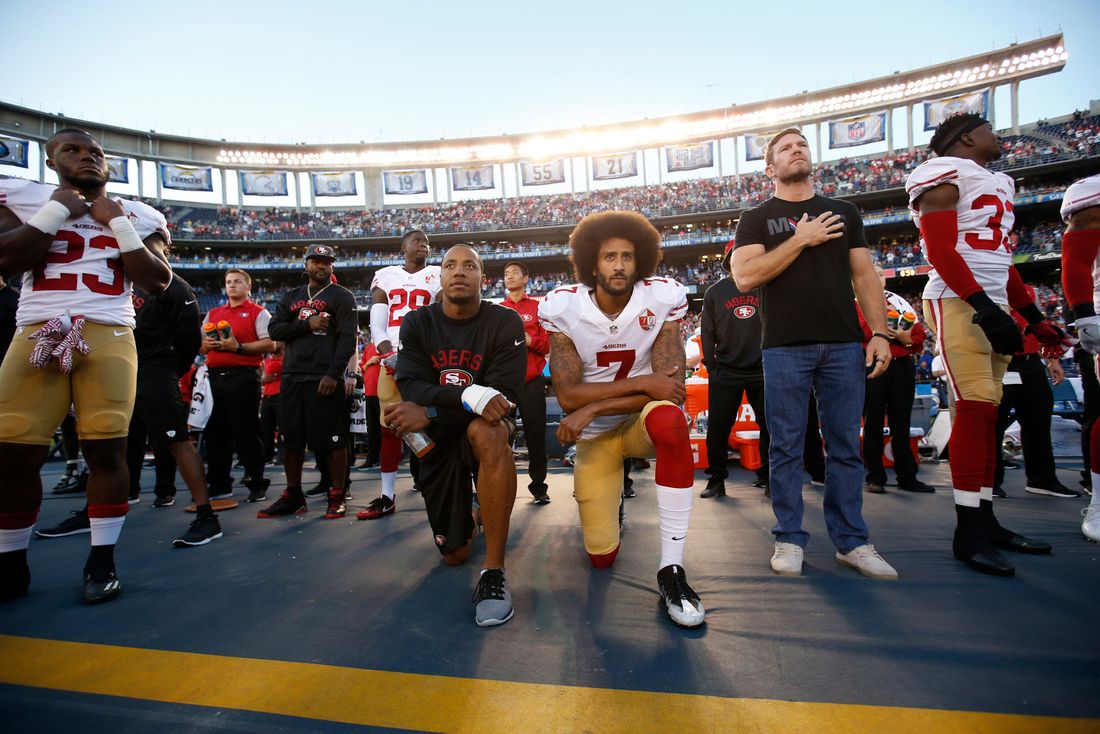 Inspired by Kaepernick, Palestinian-American NFL player looks to