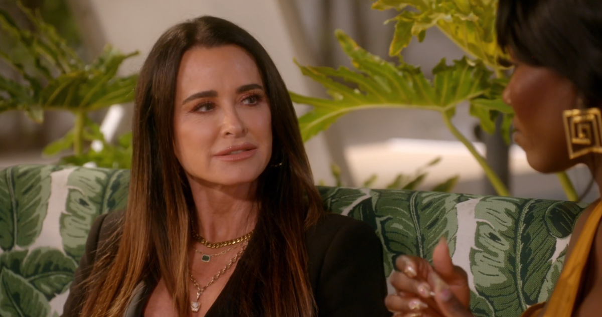 Kyle Richards Says, "I Could Go Brad, I Could Go Angelina"