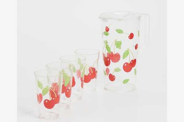 SunnyLife Cherry Party Drinkware Set