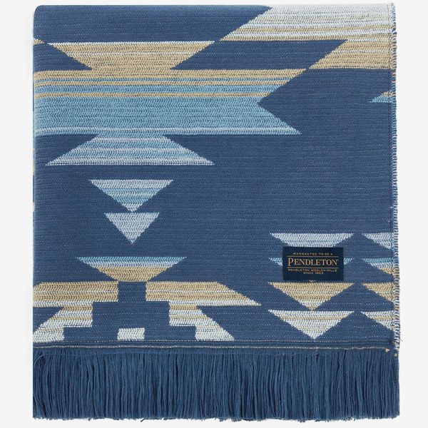 Pendleton Hill Springs Fringe Cotton Throw Blanket