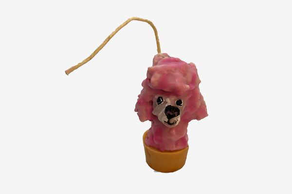 Janie Korn Poodle Candle