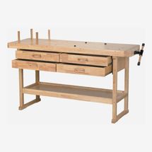 Windsor Design 60-Inch, Four-Drawer Hardwood Workbench