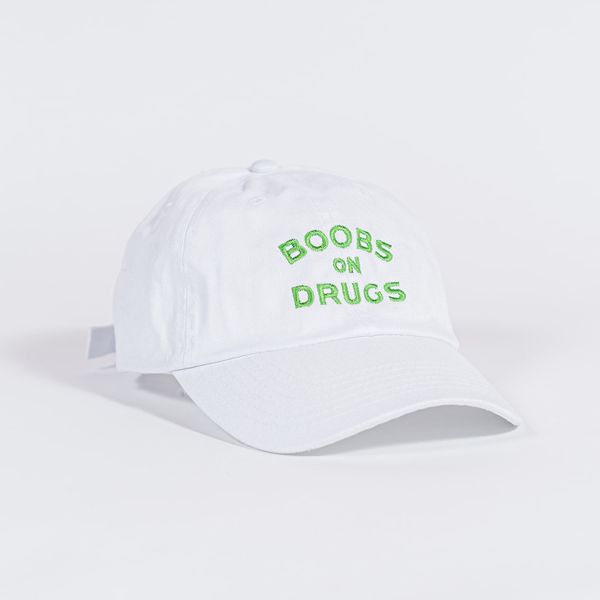 Flower by Edie Parker Boobs on Drugs Dad Hat