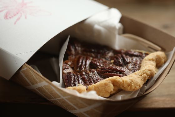 Brown butter and honey pecan pie.