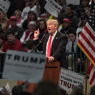 Donald Trump Holds Campaign Rally In North Carolina
