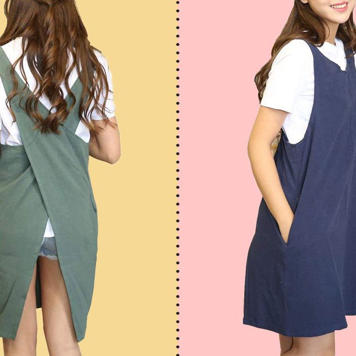The BBYBBS linen Japanese style crossback apron — The Strategist reviews