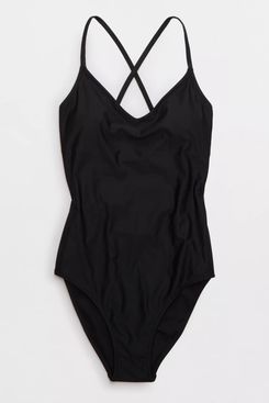 Aerie Strappy Full Coverage One Piece Swimsuit