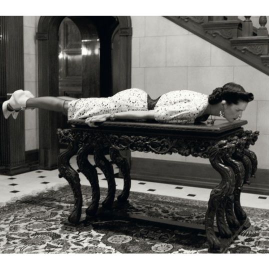 Stella Tennant in Italian <em>Vogue</em>.