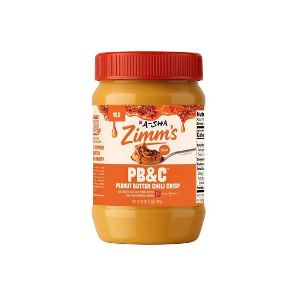 A-Sha Foods USA Zimm’s PB&C Peanut Butter Chili Crisp