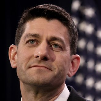 Paul Ryan, after delivering remarks on Capitol Hill March 23, 2016 in Washington, DC. 