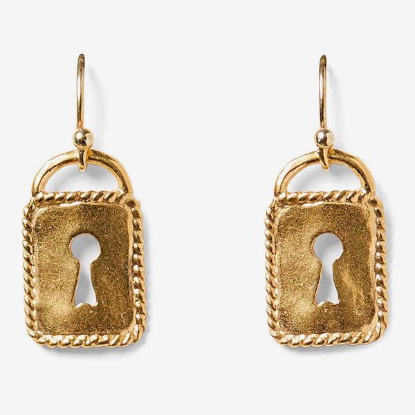 Chan Luu Mini Padlock Earrings