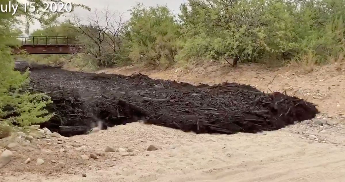 What Is This Black Mud ‘River’ in Arizona?