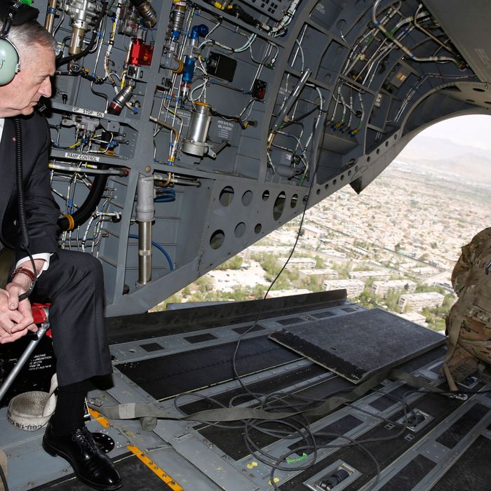 Mattis Makes Surprise Visit To Afghanistan