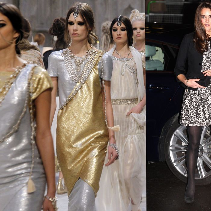 The Chanel pre-fall show, and Kate Middleton in her $100 Zara (with a Ralph Lauren blazer).