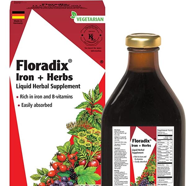 Floradix Iron & Herbs Vegetarian Liquid Supplement