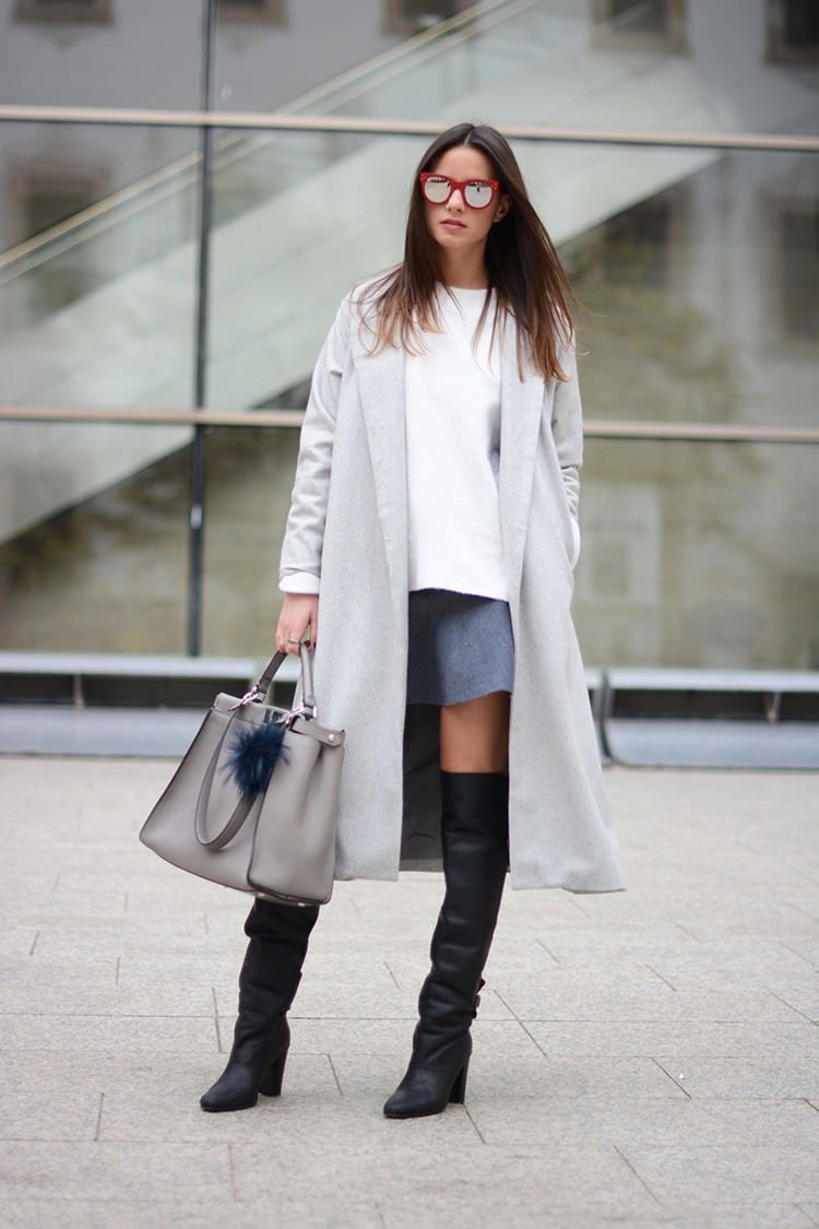 11 Ways to Wear Skirts With Boots This Winter