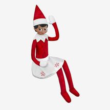 The Elf on the Shelf Poseable Christmas Elf Girl - Brown Eyed Girl, 5-ft